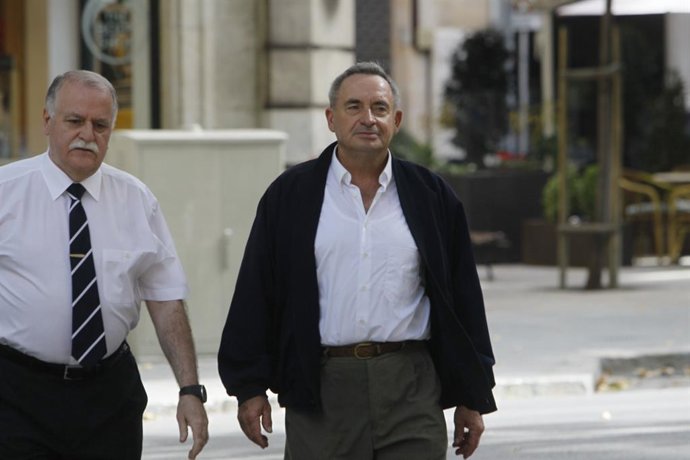 Archivo - El exrector de la parroquia de Can Picafort, Pere Barceló, el día de su declaración judicial el 3 de julio de 2016