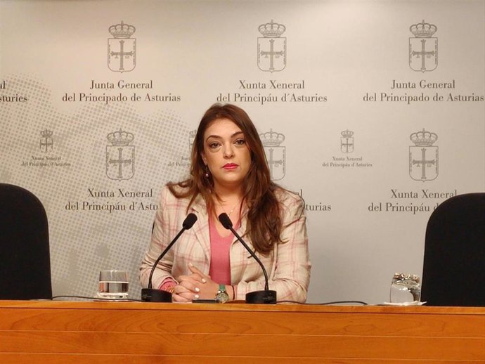 Archivo - La portavoz de Vox en la Junta General del Principado, Carolina López