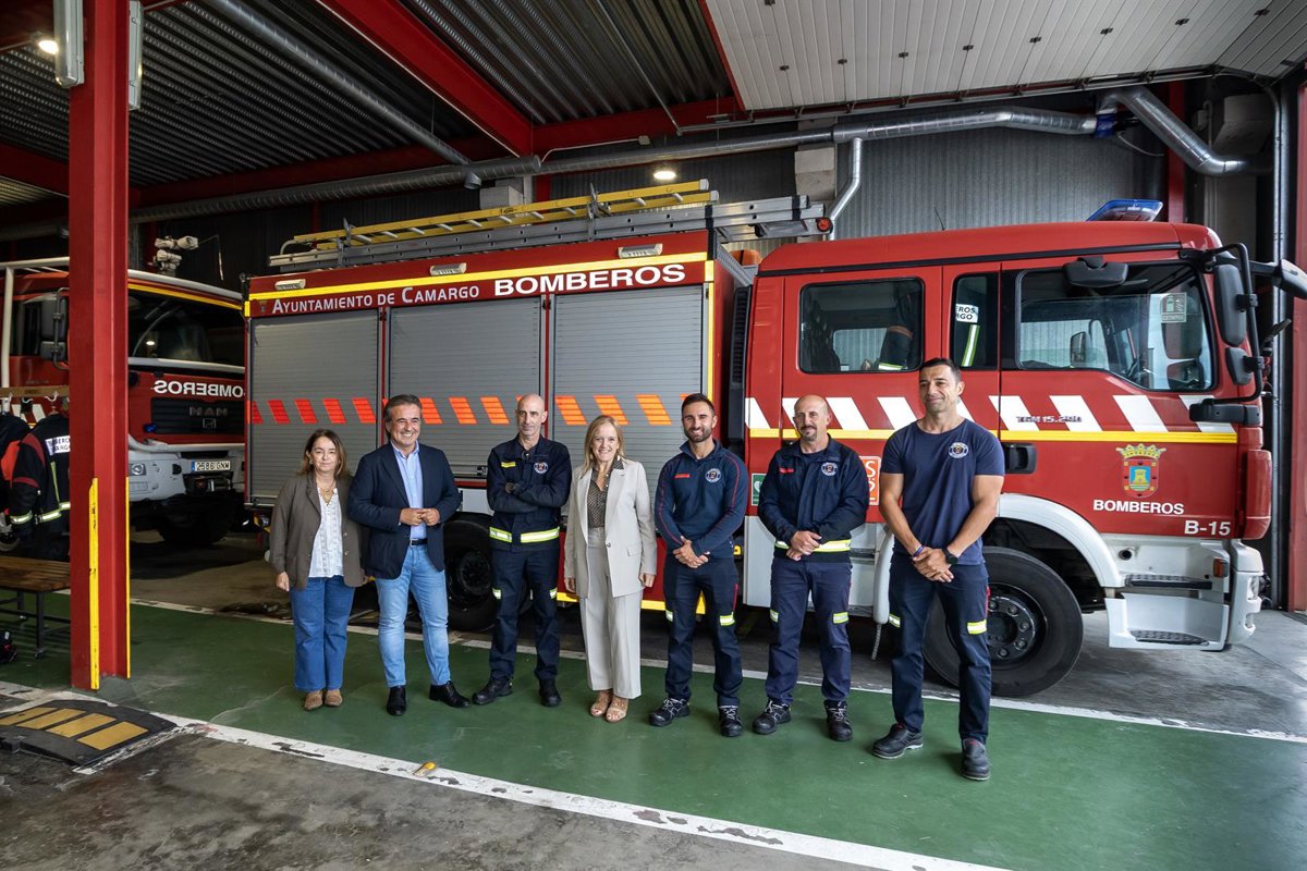 El Gobierno incrementará en un 85% la partida presupuestaria de 2026 del Parque de Bomberos de Camargo