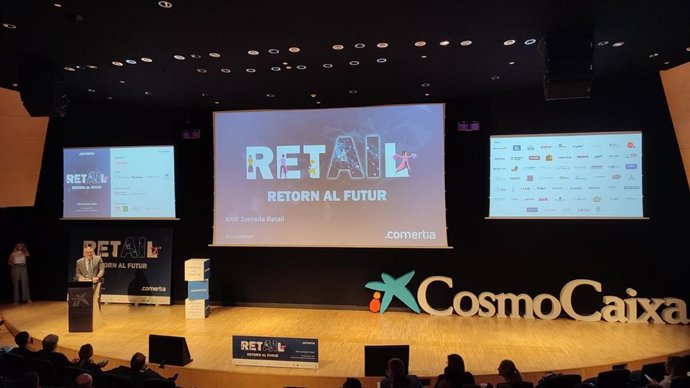 El conseller de Empresa y Trabajo de la Generalitat, Miquel Sàmper, en el cierre de la XXIII Jornada de Retail.