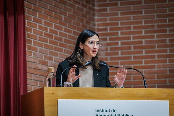 La consellera de Interior y Seguridad Pública, Núria Parlon