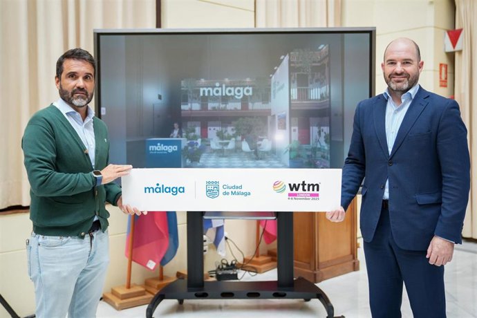 El concejal delegado de Turismo y Promoción de la Ciudad, Jacobo Florido, presenta la presencia y agenda de trabajo de la ciudad de Málaga en la World Travel Market 2025.