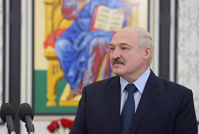 Archivo - El presidente de Bielorrusia, Alexander Lukashenko