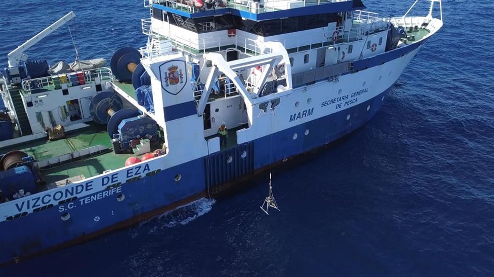 El buque oceanográfico 'Vizconde de Eza' en una imagen de archivo.