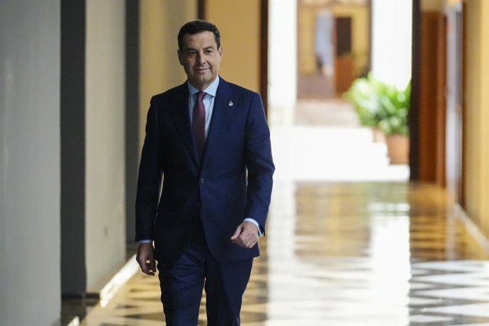 El president de la Junta d'Andalusia, Juanma Moreno, en una foto d'arxiu.