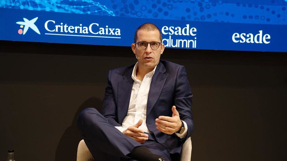 El presidente de IBM para España, Portugal, Grecia e Israel, Horacio Morell, durante su intervención en los 'Desayunos Esade'.