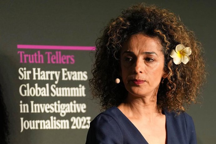Archivo - May 10, 2023, London, Greater London, United Kingdom: Sir Harry Evans Global Summit 2023. RIBA. The Iran's War on Journalists panel attended by Masih Alinejad Ă� Journalist and Campaigner, Paul Caruana Galizia Ă� Reporter, Tortoise Media. Modera