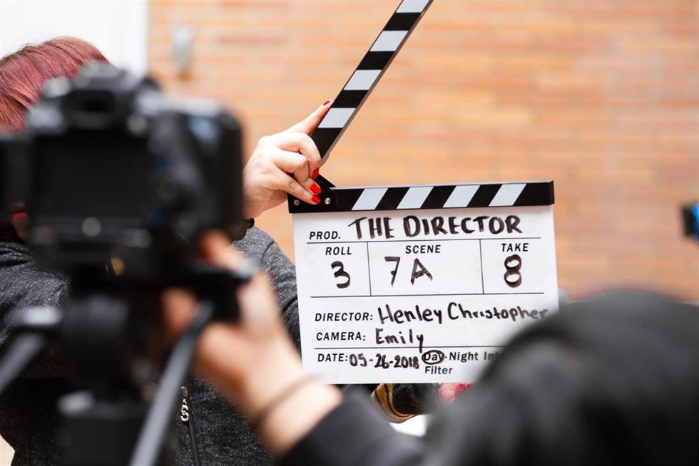Archivo - Imagen de archivo de una grabación de cine. 