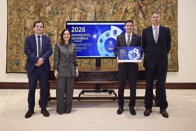 D'Anjou, ha entregado a Tejeria el Proyecto de Presupuestos de Euskadi 2026