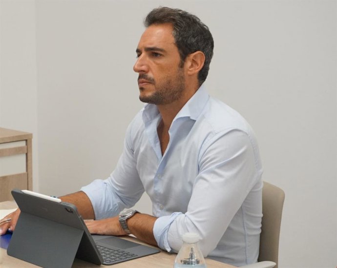 Imagen del secretario general del PP de Sevilla, Agustín Aguilera.