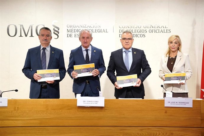 Presentación del 'Estudio sobre demografía médica 2025'.