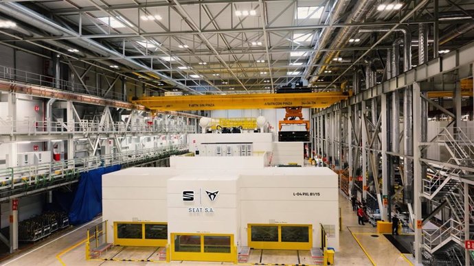 La nueva prensa PXL de la planta de Seat en Martorell (Barcelona)