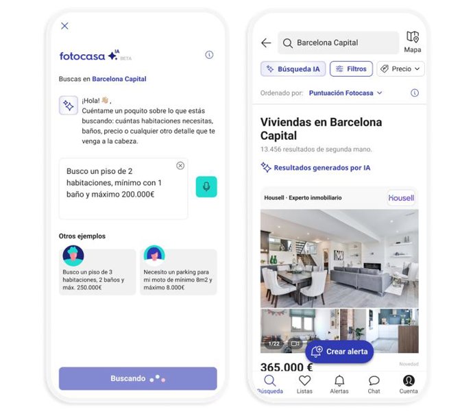 Búsqueda Asistida por IA de Fotocasa