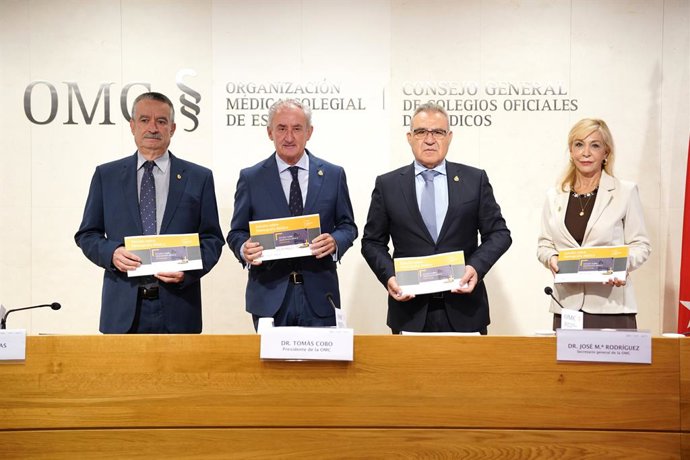 Presentación del 'Estudio sobre demografía médica 2025'.