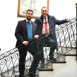 Los regidores de Llibertat Llucmajor Miguel Pascual y Alexandro Gaffar.