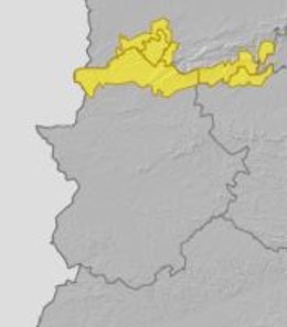 Alerta amarilla por lluvias para el 31 de octubre