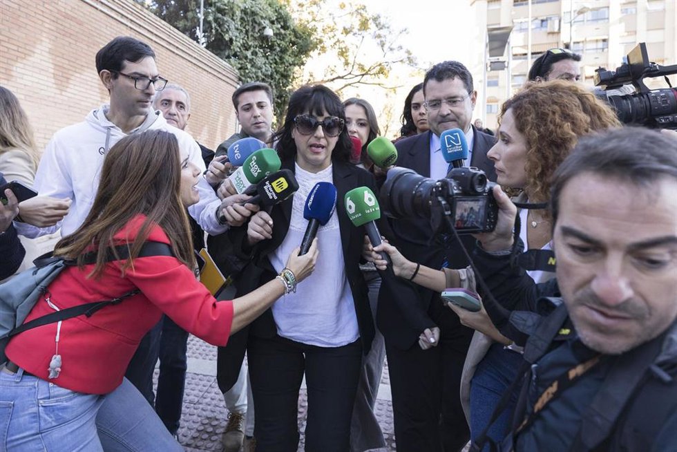 Juana Rivas declara este jueves por la presunta sustracción de su hijo menor ante el Juzgado de Instrucción número 4 de Granada. 