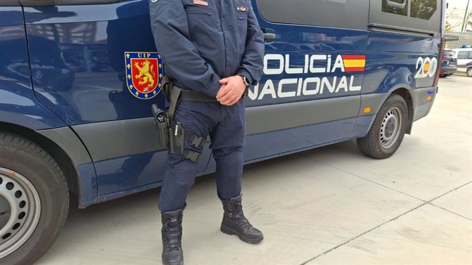 Imagen de archivo de un agente de la Policía Nacional. 