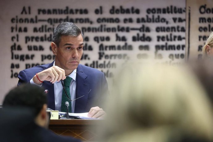 El presidente del Gobierno, Pedro Sánchez, comparece ante la Comisión de Investigación sobre el 'caso Koldo', en el Senado, a 30 de octubre de 2025, en Madrid (España). Sánchez, comparece ante la comisión de investigación sobre los contratos, licencias, c