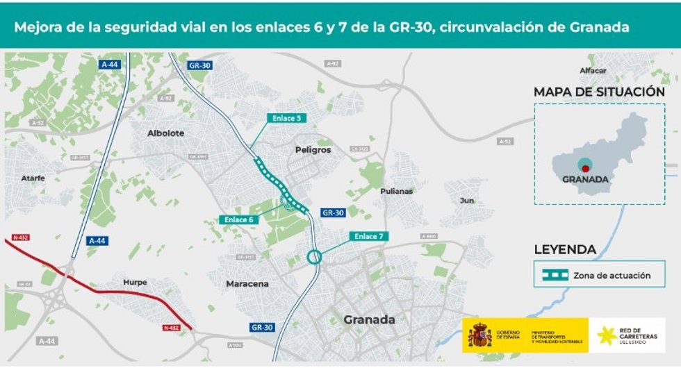 Ubicación del tramo objeto de mejora.