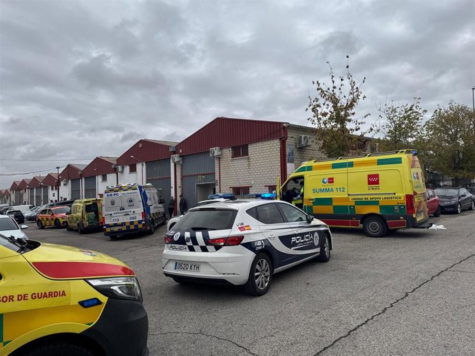 Accidente laboral en Madrid
