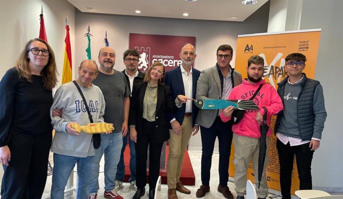 Presentación de la XI Feria de Arte y Acción 'Arte Aparte', que reúne en Cáceres un centenar de propuestas artísticas