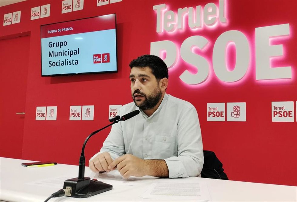 El concejal del PSOE en el Ayuntamiento de Teruel Diego Piñeiro.