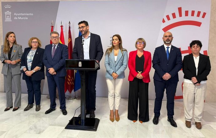 Concejales del Grupo Municipal Socialista en el Ayuntamiento de Murcia