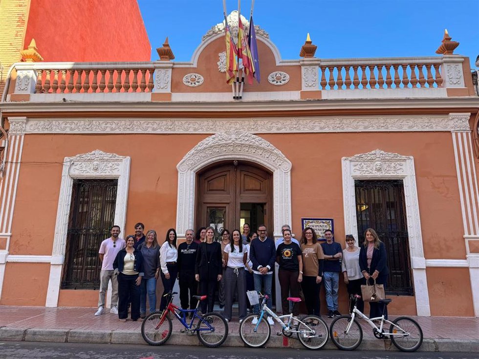Imagen de algunas de las bicicletas donadas