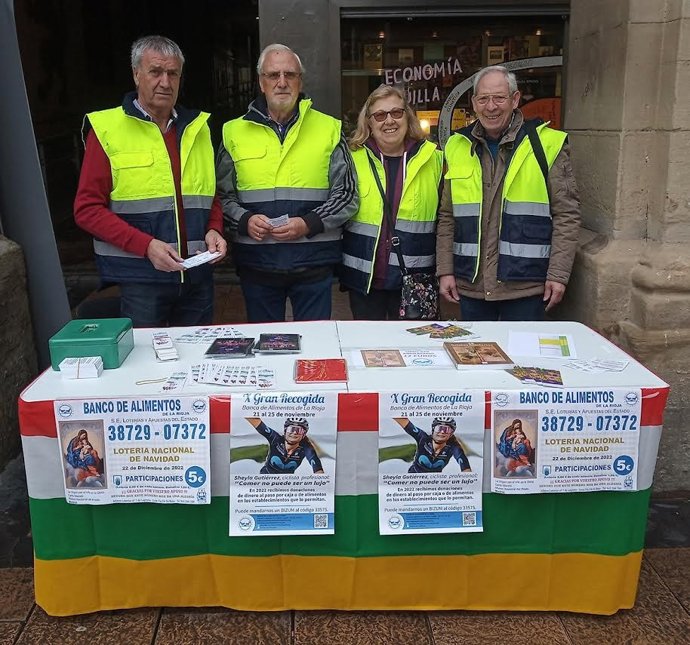 El Banco de Alimentos informará a los logroñeses de la XIII Gran Recogida 2025 en tres mesas informativas