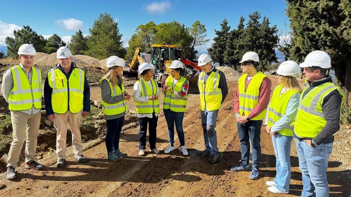 Visita a las obras en caminos y pistas forestales del entorno del nacimiento del río Guadalquivir
