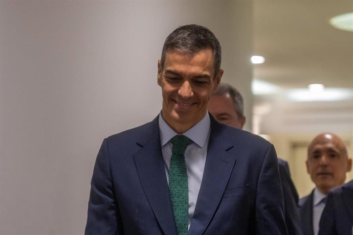 El presidente del Gobierno, Pedro Sánchez