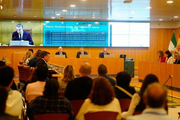 Pleno Diputación de Sevilla.