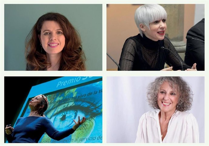 Participantes del ciclo ‘Cultura 360º’ en el Centro Cultural Fundación Unicaja de Almería.