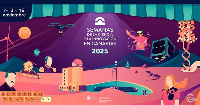Las Semanas de la Ciencia y la Innovación 2025 en Canarias se pondrán en marcha a partir de este lunes