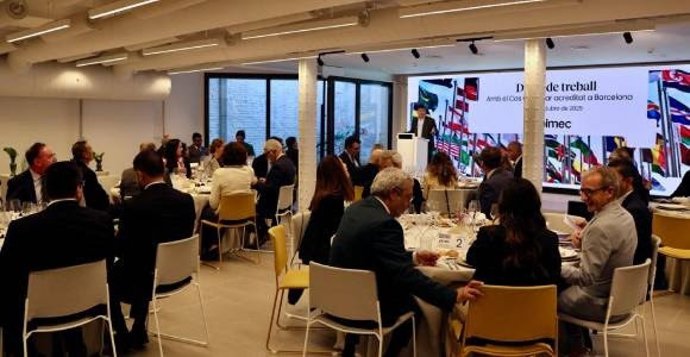 Pimec reuneix al Cos Consular de Barcelona per traslladar inquietuds d'empreses catalanes