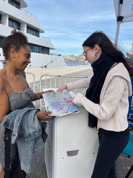 Plano de Alicante a crucerista