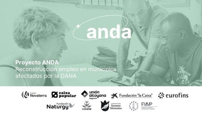 Fundación Novaterra y Proyecto ANDA acompañan la inserción laboral de más de 120 personas en el primer año tras la dana