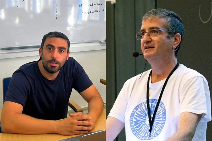 Antonio Salmerón, catedrático de Estadística de la Universidad de Almería, y Nicolás Pérez, coautores del estudio publicado en ‘Progress in Artificial Intelligence’, de la editorial Springer.