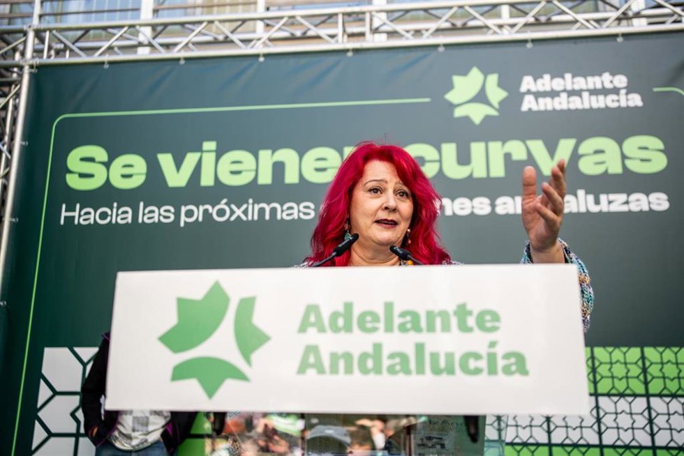 Archivo - Mariví Serrano en un acto de su partido.