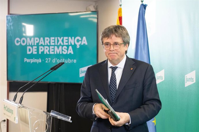 El presidente de Junts, Carles Puigdemont, en una imagen de archivo.