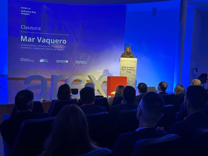 La vicepresidenta del Gobierno de Aragón, Mar Vaquero.