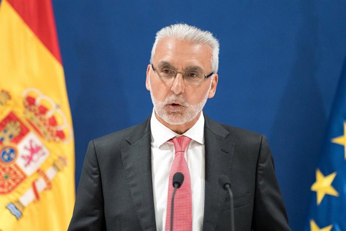 Archivo - El presidente del Consejo de Seguridad Nuclear, Juan Carlos Lentijo, el 29 de julio de 2024, en Madrid (España). 