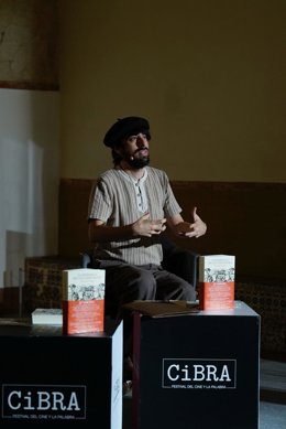 El escritor David Uclés en el Festival del Cine y la Palabra de Toledo.