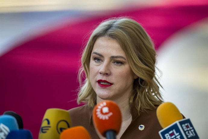 Archivo - La primera ministra de Letonia, Evika Silina 