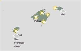 El tiempo hoy, viernes 31 de octubre, en Baleares.