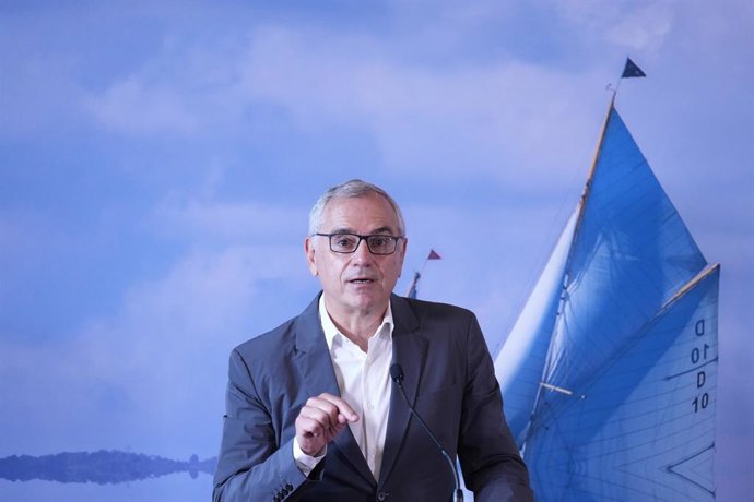 Archivo - El presidente ejecutivo de Puig, Marc Puig, durante la presentación de la XVIII edición de la regata Puig Vela Clàssica, en el Ayuntamiento de Barcelona, a 7 de julio de 2025, en Barcelona, Cataluña (España)