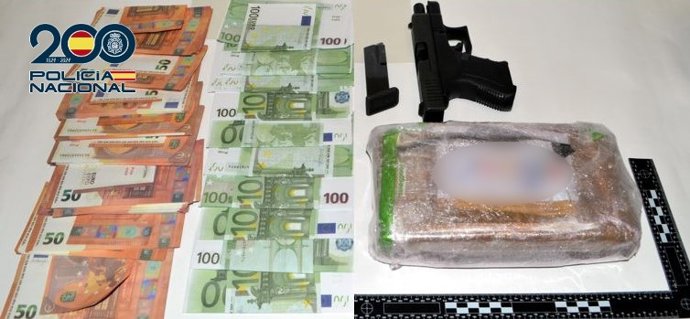 Material intervenido en la operación