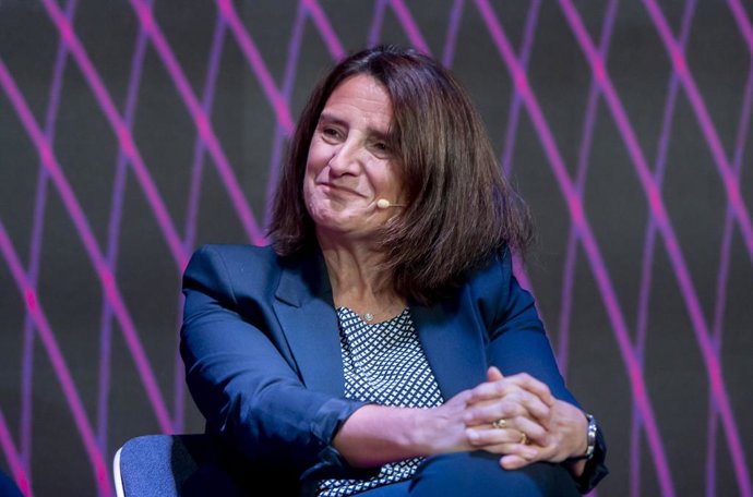 La vicepresidenta ejecutiva para una Transición Limpia, Justa y Competitiva de la Comisión Europea, Teresa Ribera, durante el Congreso Futuro Iberoamericano, en Casa América, a 31 de octubre de 2025, en Madrid (España). Organizado por la Secretaría Genera