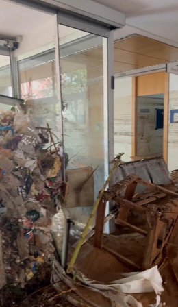 Centro de salud de Picanya tras la dana